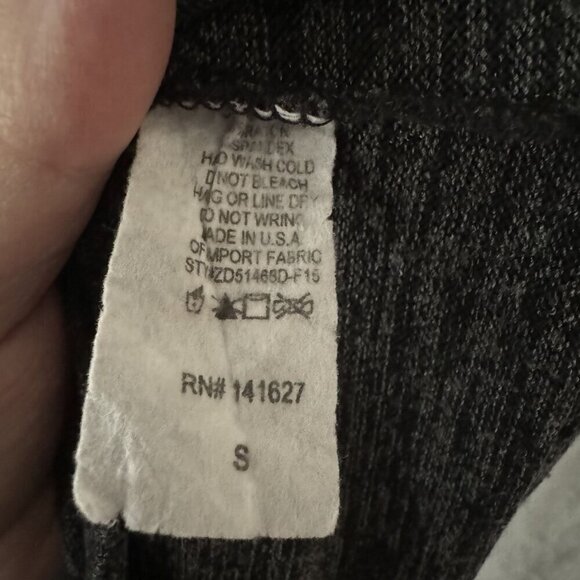 Altar'd State Small Boho Dress Fringe Bell Sleeve Heather Gray Fairy Goth Grunge - Picture 8 of 8